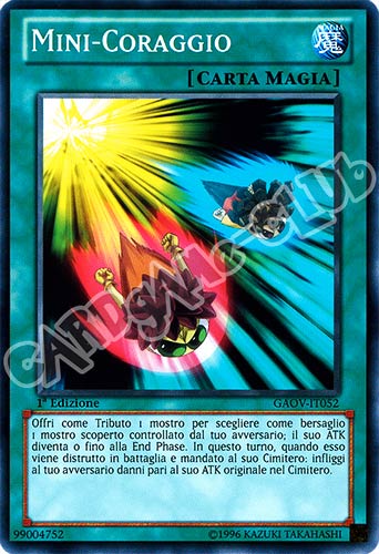 GAOV-IT052 Mini-Coraggio comune 1a Edizione (IT) -NEAR MINT-