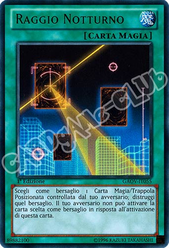 GAOV-IT055 Raggio Notturno ultra rara 1a Edizione (IT) -NEAR MINT-