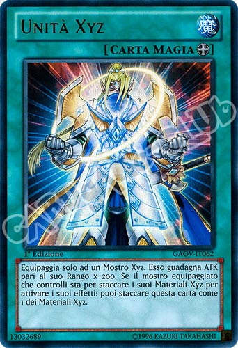 GAOV-IT062 Unita' Xyz ultra rara 1a Edizione (IT) -NEAR MINT-