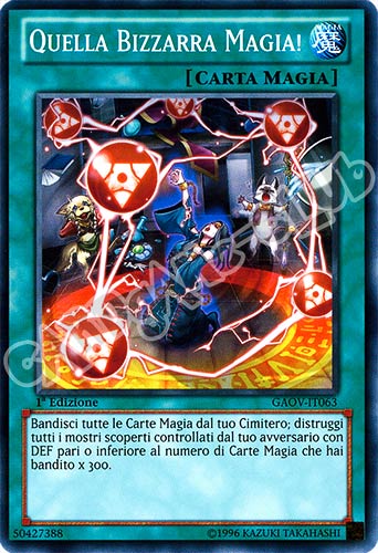 GAOV-IT063 Quella Bizzarra Magia! comune 1a Edizione (IT) -NEAR MINT-