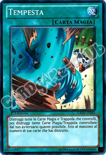 GAOV-IT065 Tempesta comune 1a Edizione (IT) -NEAR MINT-