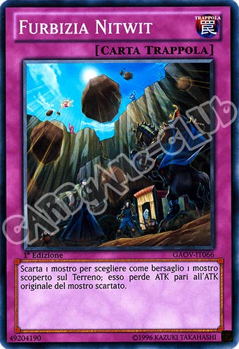 GAOV-IT066 Furbizia Nitwit comune 1a Edizione (IT) -NEAR MINT-