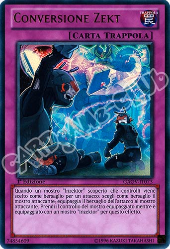 GAOV-IT073 Conversione Zekt ultra rara 1a Edizione (IT) -NEAR MINT-