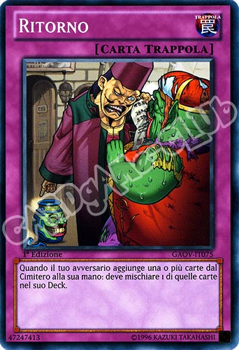 GAOV-IT075 Ritorno comune 1a Edizione (IT) -NEAR MINT-