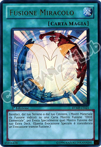 RYMP-IT021 Fusione Miracolo ultra rara 1a Edizione (IT) -NEAR MINT-