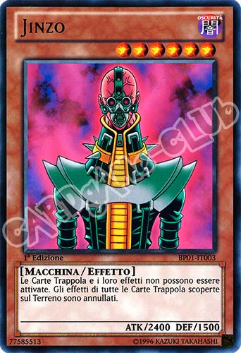 BP01-IT003 Jinzo rara 1a Edizione (IT) -NEAR MINT-