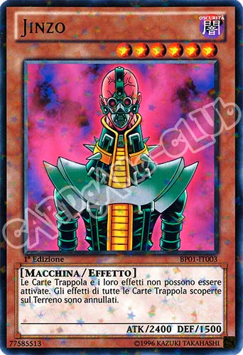 BP01-IT003 Jinzo rara starfoil 1a Edizione (IT) -NEAR MINT-