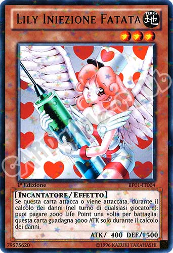 BP01-IT004 Lily Iniezione Fatata rara starfoil 1a Edizione (IT)  -PLAYED-