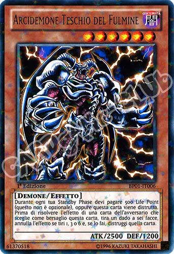 BP01-IT006 Arcidemone Teschio del Fulmine rara starfoil 1a Edizione (IT)  -PLAYED-