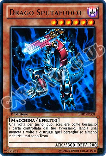 BP01-IT008 Drago Sputafuoco rara 1a Edizione (IT) -NEAR MINT-