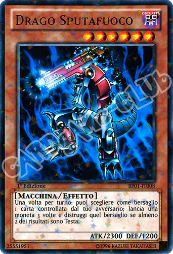 BP01-IT008 Drago Sputafuoco rara starfoil 1a Edizione (IT) -PLAYED-