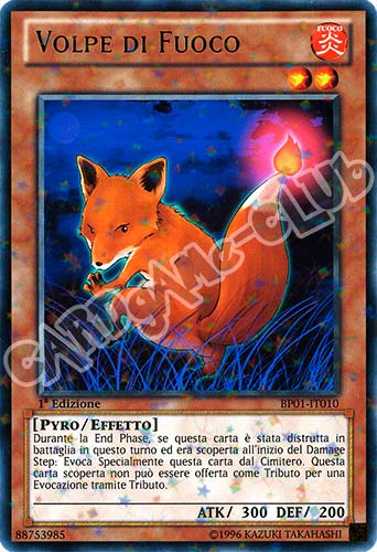BP01-IT010 Volpe di Fuoco rara starfoil 1a Edizione (IT)  -GOOD-