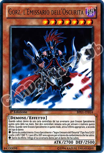BP01-IT014 Gorz, l'Emissario dell'Oscurita' rara 1a Edizione (IT) -NEAR MINT-
