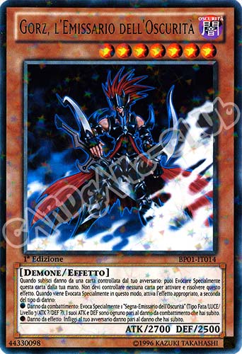 BP01-IT014 Gorz, l'Emissario dell'Oscurita' rara starfoil 1a Edizione (IT) -NEAR MINT-