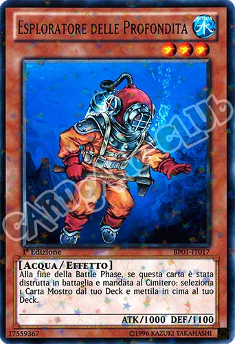 BP01-IT017 Esploratore delle Profondita' rara starfoil 1a Edizione (IT) -NEAR MINT-