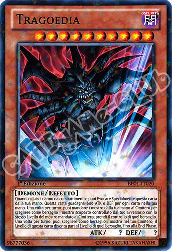 BP01-IT020 Tragoedia rara starfoil 1a Edizione (IT) -NEAR MINT-