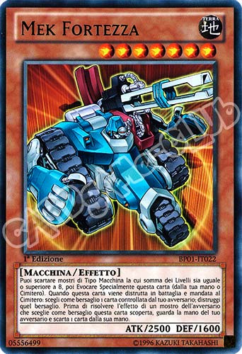 BP01-IT022 Mek Fortezza rara 1a Edizione (IT) -NEAR MINT-