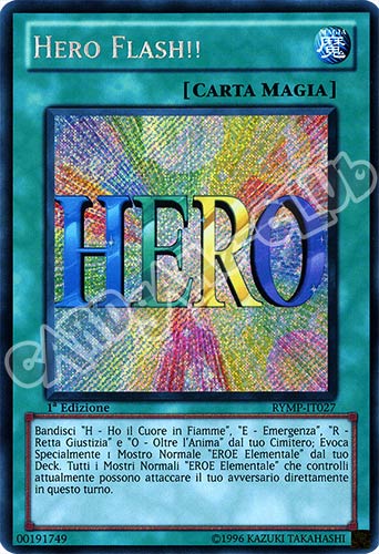 RYMP-IT027 Hero Flash rara segreta 1a Edizione (IT) -NEAR MINT-
