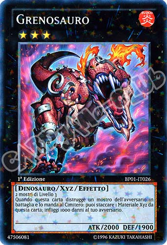 BP01-IT026 Grenosauro rara starfoil 1a Edizione (IT) -NEAR MINT-