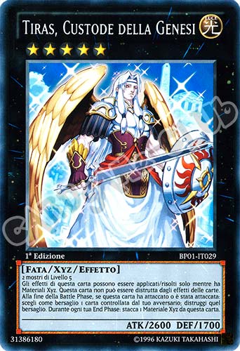 BP01-IT029 Tiras, Custode della Genesi rara 1a Edizione (IT) -NEAR MINT-