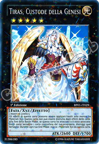 BP01-IT029 Tiras, Custode della Genesi rara starfoil 1a Edizione (IT) -GOOD-