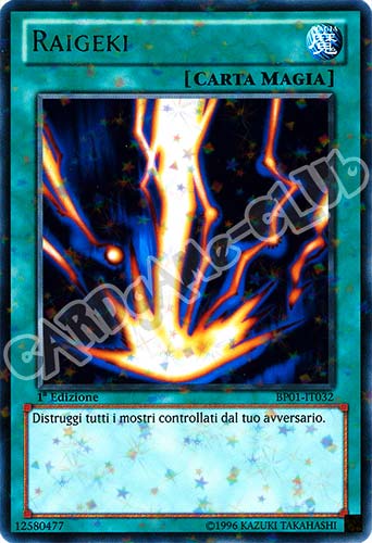 BP01-IT032 Raigeki rara starfoil 1a Edizione (IT)  -PLAYED-