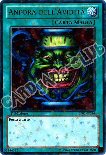 BP01-IT034 Anfora dell'Avidita' rara starfoil 1a Edizione (IT) -NEAR MINT-