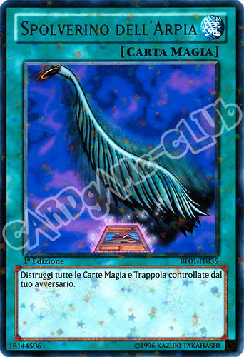 BP01-IT035 Spolverino dell'Arpia rara starfoil 1a Edizione (IT) -NEAR MINT-