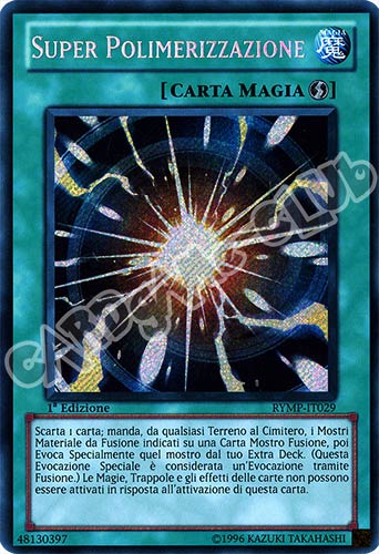 RYMP-IT029 Super Polimerizzazione rara segreta 1a Edizione (IT)  -PLAYED-