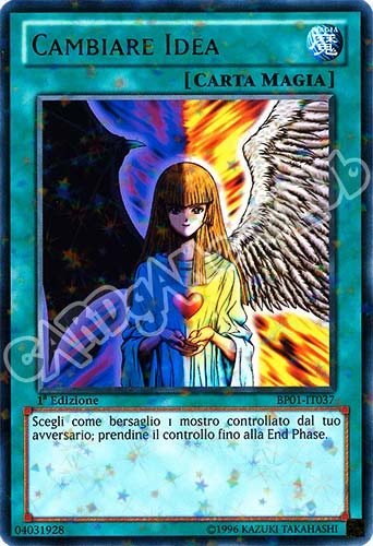 BP01-IT037 Cambiare Idea rara starfoil 1a Edizione (IT) -NEAR MINT-