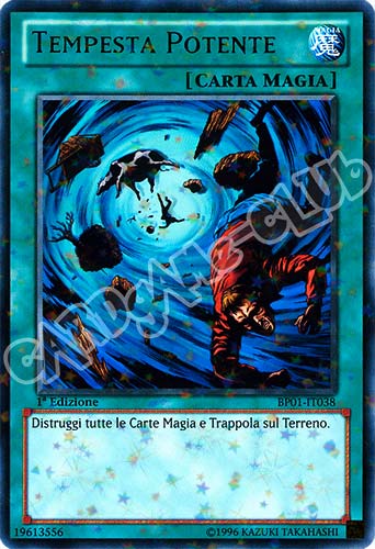 BP01-IT038 Tempesta Potente rara starfoil 1a Edizione (IT)  -GOOD-