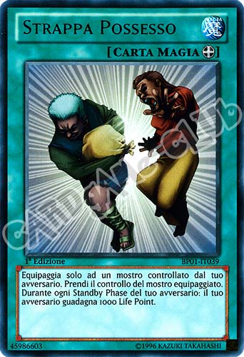 BP01-IT039 Strappa Possesso rara 1a Edizione (IT) -NEAR MINT-