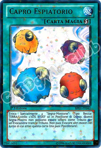 BP01-IT042 Capro Espiatorio rara starfoil 1a Edizione (IT) -NEAR MINT-