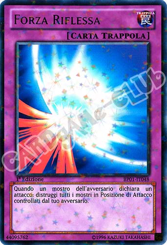BP01-IT048 Forza Riflessa rara starfoil 1a Edizione (IT) -NEAR MINT-