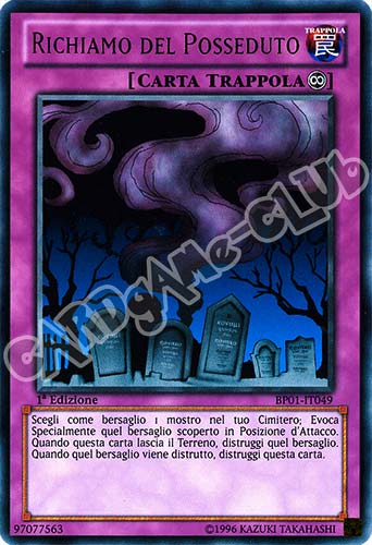 BP01-IT049 Richiamo del Posseduto rara 1a Edizione (IT) -NEAR MINT-