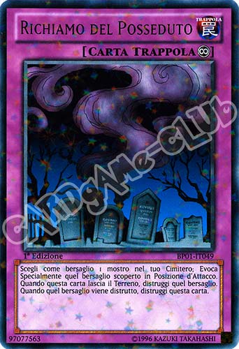 BP01-IT049 Richiamo del Posseduto rara starfoil 1a Edizione (IT) -NEAR MINT-
