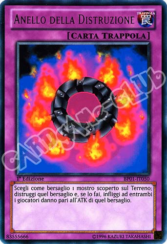 BP01-IT050 Anello della Distruzione rara 1a Edizione (IT) -NEAR MINT-