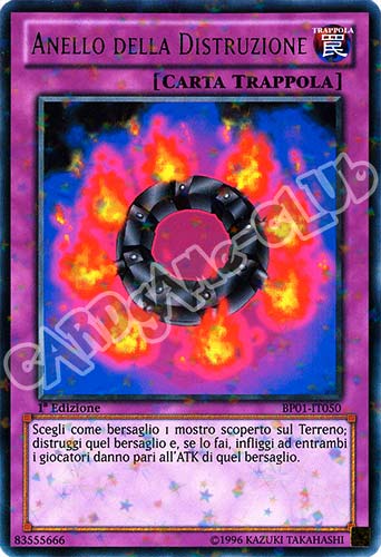 BP01-IT050 Anello della Distruzione rara starfoil 1a Edizione (IT) -NEAR MINT-