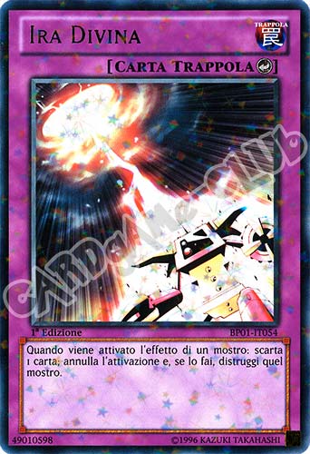 BP01-IT054 Ira Divina rara starfoil 1a Edizione (IT) -NEAR MINT-