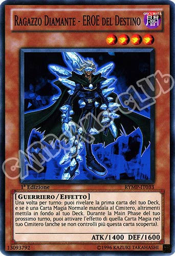 RYMP-IT033 Ragazzo Diamante - Eroe del Destino comune 1a Edizione (IT) -GOOD-