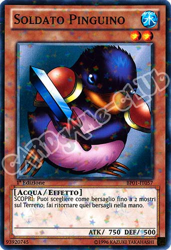 BP01-IT057 Soldato Pinguino comune starfoil 1a Edizione (IT) -NEAR MINT-