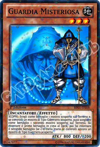 BP01-IT058 Guardia Misteriosa comune starfoil 1a Edizione (IT) -NEAR MINT-