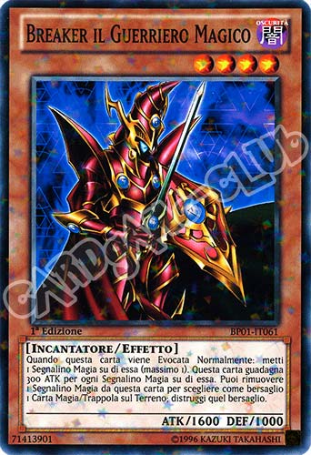 BP01-IT061 Breaker il Guerriero Magico comune starfoil 1a Edizione (IT) -NEAR MINT-