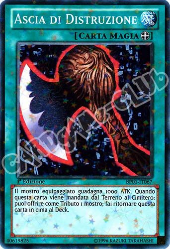 BP01-IT067 Ascia di Distruzione comune starfoil 1a Edizione (IT) -NEAR MINT-