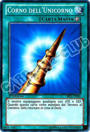 BP01-IT069 Corno dell'Unicorno comune 1a Edizione (IT) -NEAR MINT-
