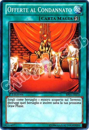 BP01-IT070 Offerte al Condannato comune 1a Edizione (IT) -NEAR MINT-