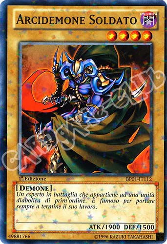 BP01-IT112 Arcidemone Soldato comune starfoil 1a Edizione (IT) -NEAR MINT-