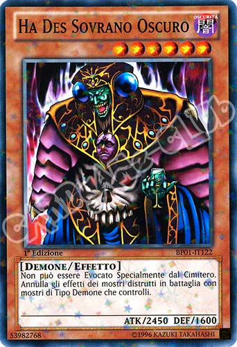 BP01-IT122 Ha Des Sovrano Oscuro comune starfoil 1a Edizione (IT) -NEAR MINT-