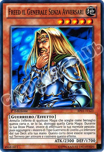 BP01-IT123 Freed il Generale Senza Avversari comune 1a Edizione (IT) -NEAR MINT-