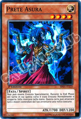 BP01-IT125 Prete Asura comune 1a Edizione (IT) -NEAR MINT-